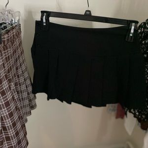 shein pleaded mini skirt